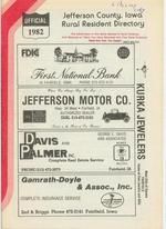 Jefferson County 1982 Published by Directory Service Company 